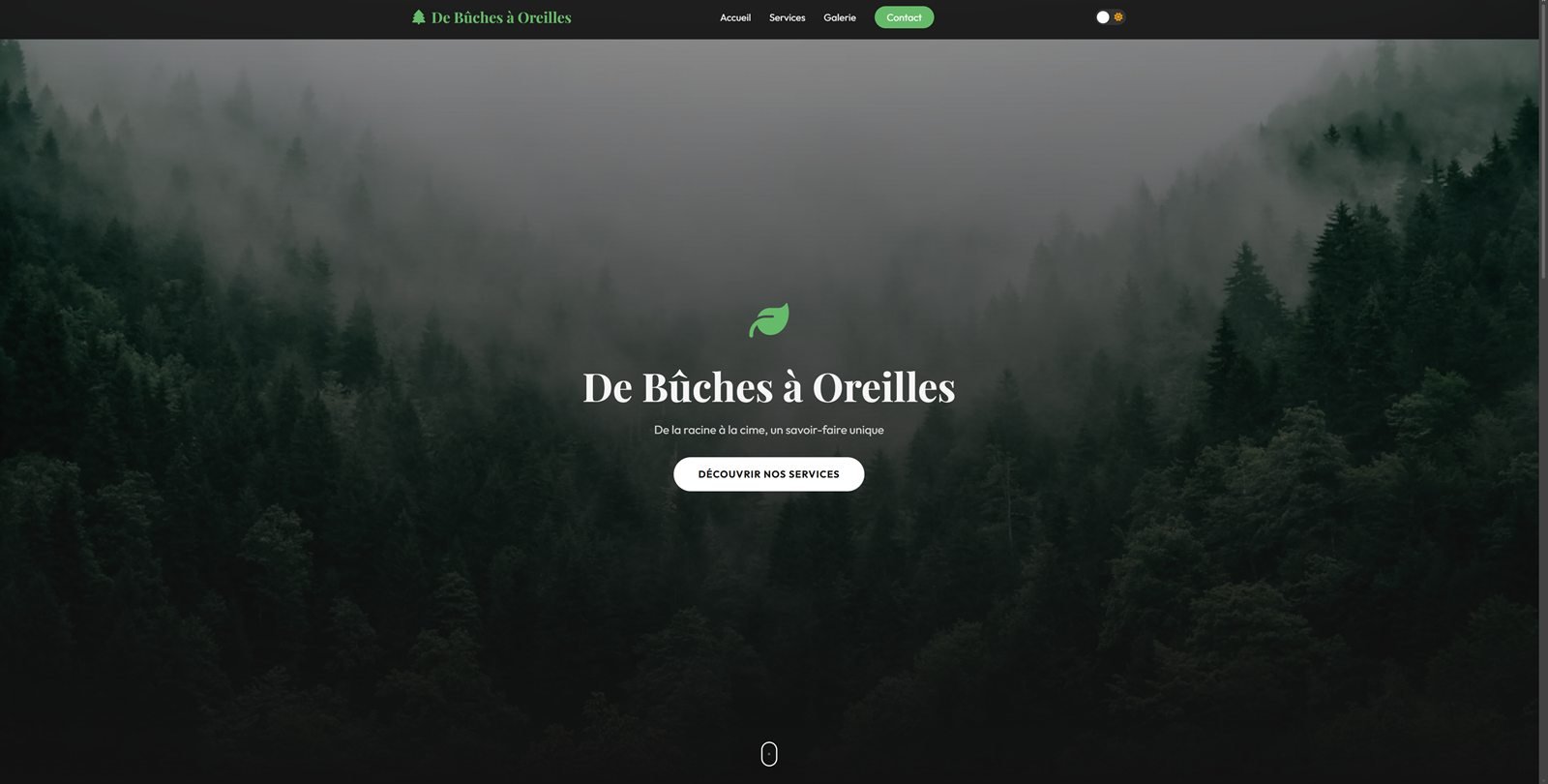 Interface DBAO développée par SifferTech